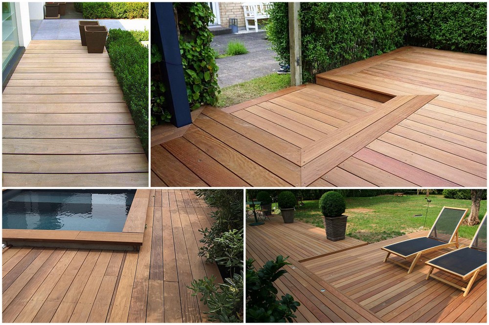 taras drewniany egzotyczny